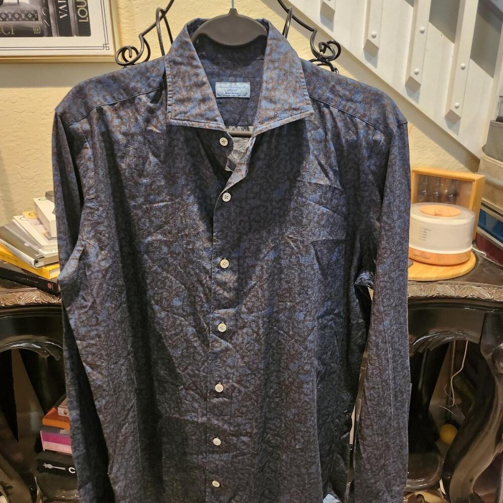 Maria Santangelo button-down shirt size 15 1/2 / 39